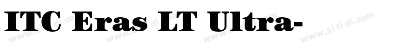 ITC Eras LT Ultra字体转换 ITC Eras LT Ultra字体转换